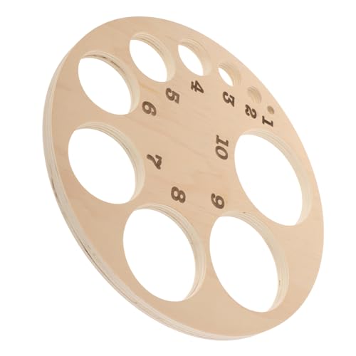 GLEAVI Diagramm des Gebärmutterhalses Holzmodell Rad Planke Geburt Instrument des Gebärmutterhalses Gebärmutterhalsdilatation anatomisch Kleinkind Arbeit unterrichten hölzern Beige von GLEAVI