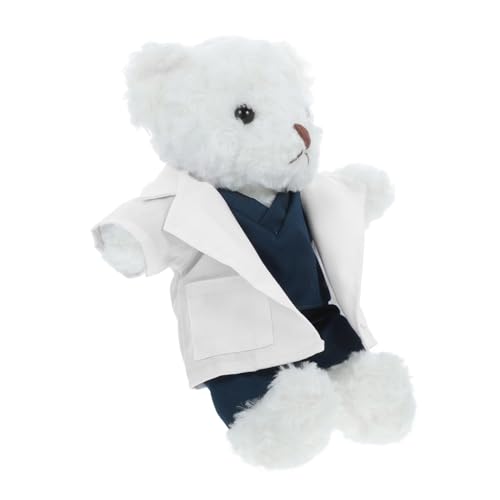 GLEAVI Doktor Stoffbär Stofftiere Zubehör Doktor Bär Weiches Arztspielzeug Großer Ausgestopfter Bär Arzt Stofftierkleidung Eisbär Tierarzt Großer Stoffbär Ammenbär Plüsch Weiß GLEAVI Doktor Stoffbär Stofftiere Zubehör Doktor Bär Weiches Arztspielzeug Großer Ausgestopfter Bär Arzt Stofftierkleidung Eisbär Tierarzt Großer Stoffbär Ammenbär Plüsch Weiß von GLEAVI