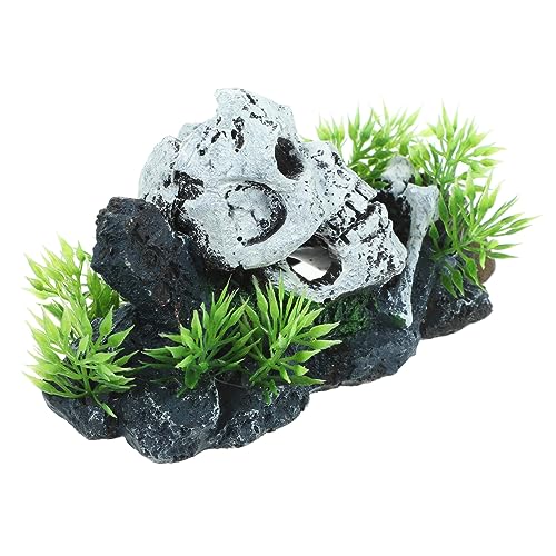 GLEAVI Fisch Tank Dekoration Realistisches Skull Head Ornament aus für Aquarienlandschaften Versteckmöglichkeiten und Aquarium GLEAVI Fisch Tank Dekoration Realistisches Skull Head Ornament aus für Aquarienlandschaften Versteckmöglichkeiten und Aquarium von GLEAVI