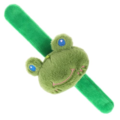 GLEAVI Frosch-armband Ausgestopft Kind Tiere Frösche Halloween-slap-armbänder Stofftier -slap -armband Animal-slap-armband Tierische Gefälligkeiten Tierarmbänder Tierarmband Plüsch Grün GLEAVI Frosch-armband Ausgestopft Kind Tiere Frösche Halloween-slap-armbänder Stofftier -slap -armband Animal-slap-armband Tierische Gefälligkeiten Tierarmbänder Tierarmband Plüsch Grün von GLEAVI