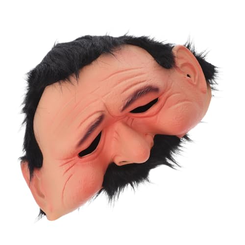 GLEAVI Für Alte Männer Realistische Gesichtsmaske Für Halloween Cosplay Und Kostümpartys Bequeme Kopfbedeckung Aus Leichtem Latexmaterial Mit Flexibler Passform Für GLEAVI Für Alte Männer Realistische Gesichtsmaske Für Halloween Cosplay Und Kostümpartys Bequeme Kopfbedeckung Aus Leichtem Latexmaterial Mit Flexibler Passform Für von GLEAVI