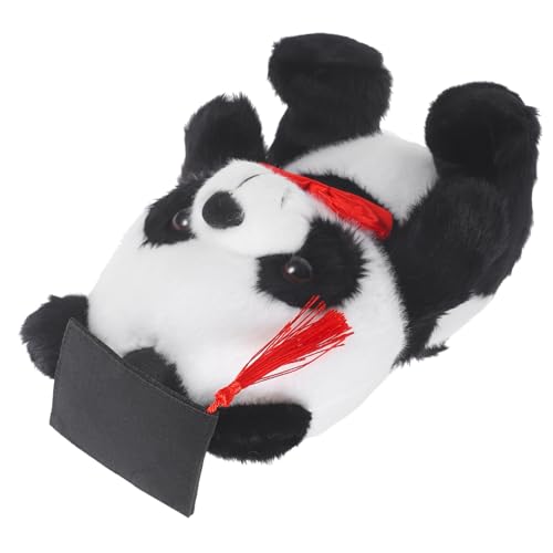 GLEAVI Graduation Plush Panda Mit Doktorhut Flauschiges Kuscheltier Für Absolventen Geschenkidee Abschlussfeier Süßes Deko-element Und Für Abschluss GLEAVI Graduation Plush Panda Mit Doktorhut Flauschiges Kuscheltier Für Absolventen Geschenkidee Abschlussfeier Süßes Deko-element Und Für Abschluss von GLEAVI