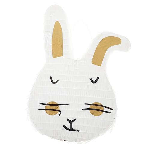 GLEAVI Hängende Pinata Hase aus Papier mit Süßigkeitenfüllung Kindergeburtstag Partydekoration Kinderfreundliches Zugband Piñata für Festliche Feiern und Mitgebsel GLEAVI Hängende Pinata Hase aus Papier mit Süßigkeitenfüllung Kindergeburtstag Partydekoration Kinderfreundliches Zugband Piñata für Festliche Feiern und Mitgebsel von GLEAVI