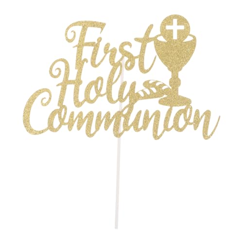 GLEAVI Kucheneinsatz Taufe Kuchen Taufschmuck Für Jungen Tortenaufleger Alles Zum Geburtstag Taufkuchenaufsatz Für Mädchen Tortenaufsatz Zur Erstkommunion Golden Papier GLEAVI Kucheneinsatz Taufe Kuchen Taufschmuck Für Jungen Tortenaufleger Alles Zum Geburtstag Taufkuchenaufsatz Für Mädchen Tortenaufsatz Zur Erstkommunion Golden Papier von GLEAVI