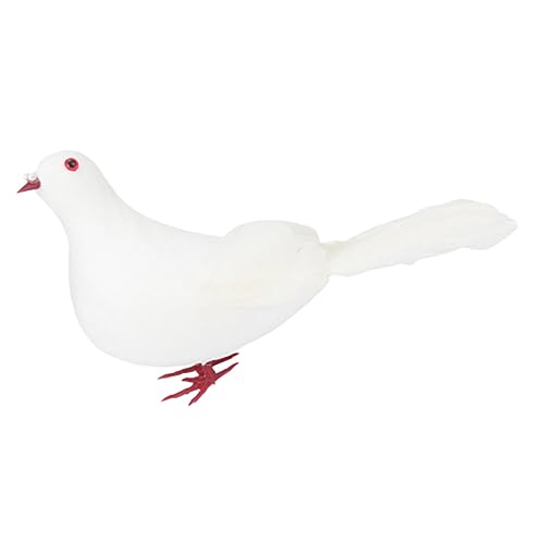 GLEAVI Künstliche Taube aus Realistisches Vogelmodell für Hochzeitsdekoration und Garten Langlebiges Ornament für Miniaturgärten und Partys GLEAVI Künstliche Taube aus Realistisches Vogelmodell für Hochzeitsdekoration und Garten Langlebiges Ornament für Miniaturgärten und Partys von GLEAVI