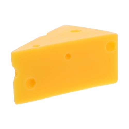 GLEAVI Künstliches Käse Modell Realistisches Fake Käse Dekorationsobjekt für Dessertfotografie Kleine für DIY Dekorationen und Requisiten von GLEAVI