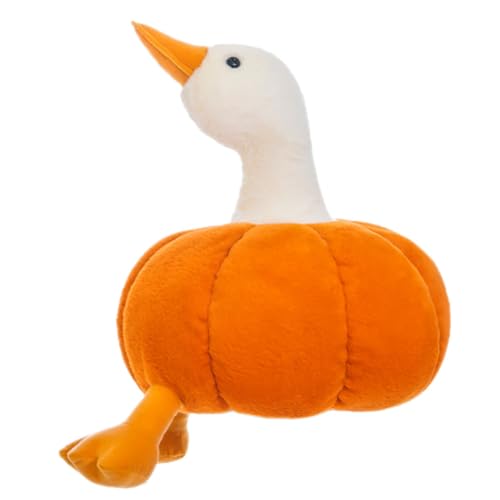 GLEAVI Kürbis Entenspielzeug Stofftier Stoffpuppe Dekoration Bequemes Kürbis Süße Puppe Kürbispuppe Gefüllter Kürbis Süße Stoffpuppe Heimpuppe Stofftier Orangefarbenes von GLEAVI