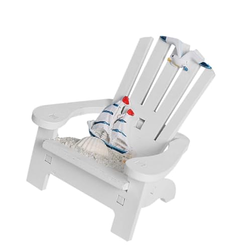 GLEAVI Mini Strandstuhl Dekoration Nautical Micro Landscape Miniatur Strandstuhl für Puppenhaus für Strand Themen und Kreative Deko Arrangements von GLEAVI