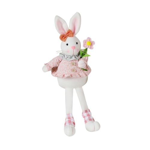 GLEAVI Osterhasen Stofftier Niedliche Kaninchenpuppe Verarbeitet für Osterdekoration Gemütliche im Wohnzimmer Schlafzimmer GLEAVI Osterhasen Stofftier Niedliche Kaninchenpuppe Verarbeitet für Osterdekoration Gemütliche im Wohnzimmer Schlafzimmer von GLEAVI