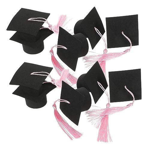 GLEAVI Party-Kuchen-Ornament Topper Junggesellenhüte Kappe Cupcake-Dekore für den Abschluss Grad Mini dekorative Cupcakes schmücken Dekore für Abschlusstorten Papier Black GLEAVI Party-Kuchen-Ornament Topper Junggesellenhüte Kappe Cupcake-Dekore für den Abschluss Grad Mini dekorative Cupcakes schmücken Dekore für Abschlusstorten Papier Black von GLEAVI