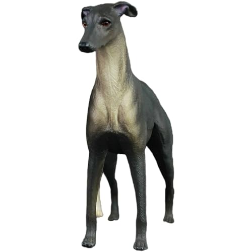 GLEAVI Plastikhund Statue Realistisches Tiermodell aus Hochwertigem Kunststoff für Kinderzimmer Schule Dekoration im Innen und Außenbereich für Jungen von GLEAVI