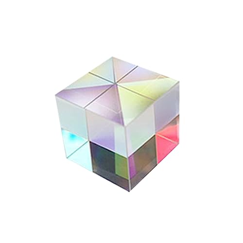 GLEAVI RGB- Farbprisma optischer Glaswürfel Dispersionsprisma von GLEAVI