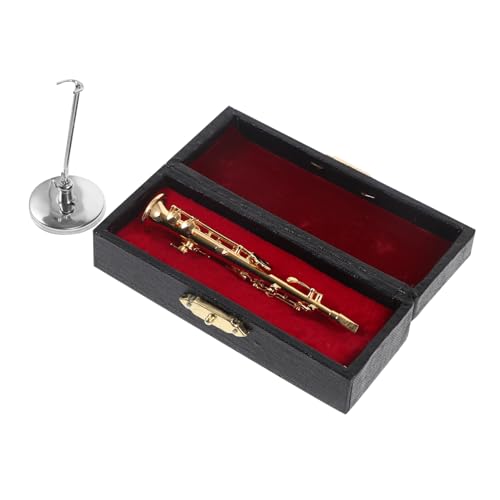 GLEAVI Saxophon Modell Dekoration für Zuhause Puppenhaus Zubehör für Musikliebhaber und Box Hochwertiges Blasinstrument Ornament von GLEAVI