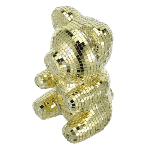 GLEAVI Spiegeloberfläche Disco Bär Dekoration Glänzendes Bären für Disco Partys Heimdekoration Foto Requisiten und Garten GLEAVI Spiegeloberfläche Disco Bär Dekoration Glänzendes Bären für Disco Partys Heimdekoration Foto Requisiten und Garten von GLEAVI