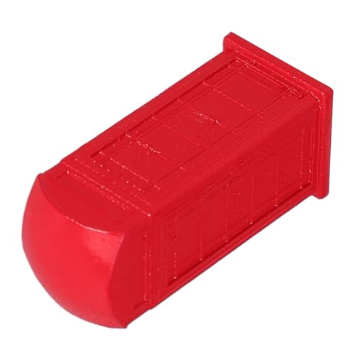 GLEAVI Telefonzellenmodell Süßigkeiten-Telefon Buchen Sie Themenbezogene Partydekorationen Telefonzellen-bücherregal Volle Party Vintage Telefon Britischer Stil Plastik Rot von GLEAVI