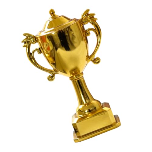 GLEAVI Trophäenmodell Miniatur-Goldtrophäe Miniatur-Trophäenverzierung kleine Trophäen Turniertrophäe Miniatur-Preistrophäe Party-Trophäen-Requisiten Mini-Trophäen Plastik Golden von GLEAVI