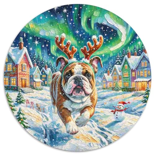 BULLHund 1000-Piece Jigsaw Puzzles Hund Round Puzzle Adult Decompression Toy Kreativ No Colour Or Print Errors for Children Aged 5 and Up BULLHund 1000-Piece Jigsaw Puzzles Hund Round Puzzle Adult Decompression Toy Kreativ No Colour Or Print Errors for Children Aged 5 and Up von GLFSDKFUR