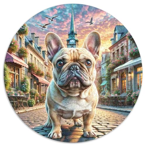 Französischer Bullhund 1000-Piece Jigsaw Puzzles Hund Round Puzzle Stress Relief Toys for Adults Children Unmöglich No Colour Or Print Errors for Children Aged 5 and Up Französischer Bullhund 1000-Piece Jigsaw Puzzles Hund Round Puzzle Stress Relief Toys for Adults Children Unmöglich No Colour Or Print Errors for Children Aged 5 and Up von GLFSDKFUR