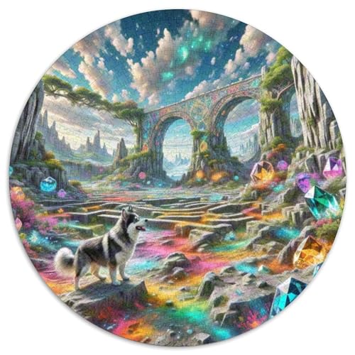Greyhound 1000-Piece Jigsaw Puzzles Hund Round Puzzle for Adults and Children Kreativ No Colour Or Print Errors for Children Aged 5 and Up Greyhound 1000-Piece Jigsaw Puzzles Hund Round Puzzle for Adults and Children Kreativ No Colour Or Print Errors for Children Aged 5 and Up von GLFSDKFUR
