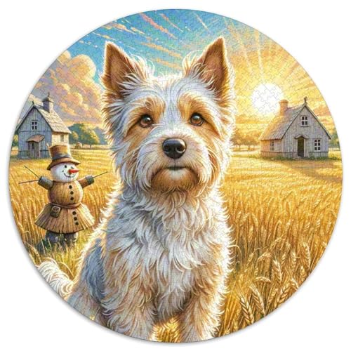 Irischer Terrier 1000 Piece Jigsaw Puzzle Hund Circle Puzzles Stress Relief Toys for Adults Children Kreativ No Colour Or Print Errors for Teenagers and Adults Irischer Terrier 1000 Piece Jigsaw Puzzle Hund Circle Puzzles Stress Relief Toys for Adults Children Kreativ No Colour Or Print Errors for Teenagers and Adults von GLFSDKFUR