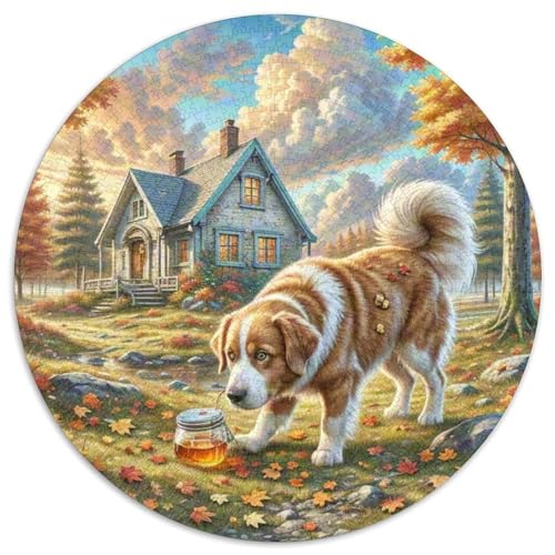 Neufundland 1000 Piece Jigsaw Puzzle Hund Circle Puzzles Stress Relief Toys for Adults Children Kreativ No Colour Or Print Errors for Children Aged 5 and Up Neufundland 1000 Piece Jigsaw Puzzle Hund Circle Puzzles Stress Relief Toys for Adults Children Kreativ No Colour Or Print Errors for Children Aged 5 and Up von GLFSDKFUR