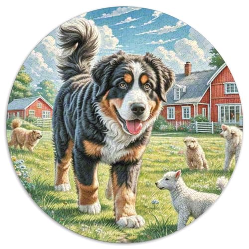 Neufundland 1000-Piece Jigsaw Puzzles Hund Round Puzzle Stress Relief Toys for Adults Children Unmöglich No Colour Or Print Errors for Teenagers and Adults Neufundland 1000-Piece Jigsaw Puzzles Hund Round Puzzle Stress Relief Toys for Adults Children Unmöglich No Colour Or Print Errors for Teenagers and Adults von GLFSDKFUR