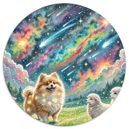 Pommern 1000-Piece Jigsaw Puzzles Hund Round Puzzle Educational Stress Relieving Toy for Adults & Children Unmöglich No Colour Or Print Errors for Teenagers and Adults Pommern 1000-Piece Jigsaw Puzzles Hund Round Puzzle Educational Stress Relieving Toy for Adults & Children Unmöglich No Colour Or Print Errors for Teenagers and Adults von GLFSDKFUR