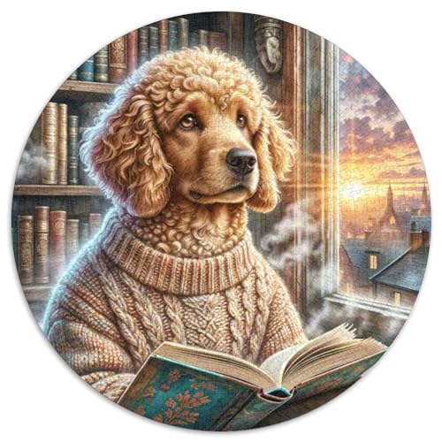 Poodle 1000-Piece Jigsaw Puzzles Hund Round Puzzle for Adults and Children Kreativ No Colour Or Print Errors for Children Aged 5 and Up Poodle 1000-Piece Jigsaw Puzzles Hund Round Puzzle for Adults and Children Kreativ No Colour Or Print Errors for Children Aged 5 and Up von GLFSDKFUR