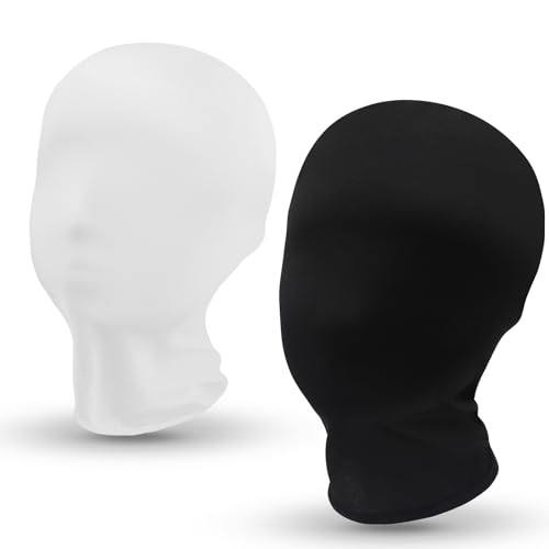 GLGHMH Vollgesichtsmaske, Morph-Gesichtsabdeckung, gesichtslose Hautmasken, Halloween, Verkleidungen für Cosplay, Halloween, Party, Kostüm, Unisex, Herren, Damen, 2 Stück GLGHMH Vollgesichtsmaske, Morph-Gesichtsabdeckung, gesichtslose Hautmasken, Halloween, Verkleidungen für Cosplay, Halloween, Party, Kostüm, Unisex, Herren, Damen, 2 Stück von GLGHMH
