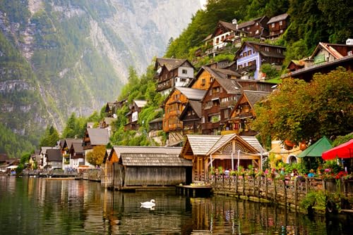 GLHUIOZ 1000 Puzzle | Puzzle Erwachsene Anspruchsvoll Österreich 75x50cm von GLHUIOZ