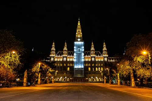 GLHUIOZ 1000 Puzzle | Puzzle Erwachsene Anspruchsvoll Österreich Wien 75x50cm von GLHUIOZ