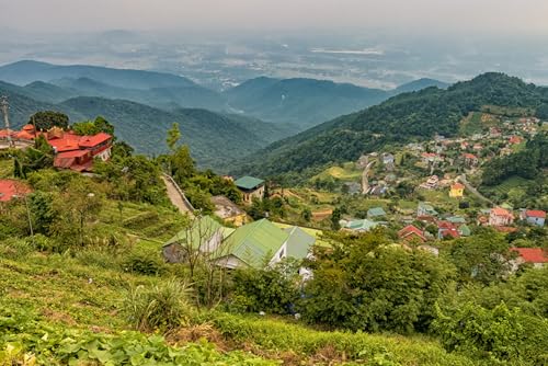GLHUIOZ 1000 Teile, Puzzle für Erwachsene Vietnam Tam Dao 75x50cm von GLHUIOZ