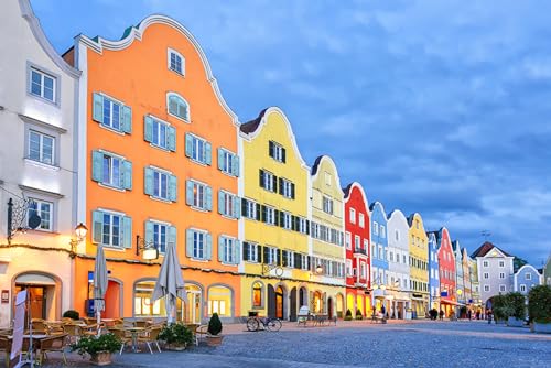 GLHUIOZ 1000 Teile Puzzle für Erwachsene Puzzles 1000 für Erwachsene Lernspiel Herausforderung Spielzeug Puzzle für Erwachsene Kinder 1000 Teile Österreich 75x50cm von GLHUIOZ