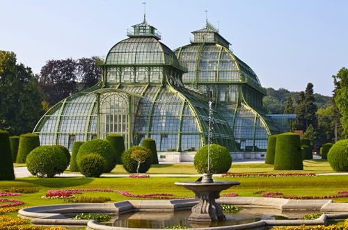GLHUIOZ 1000 Teile Puzzle für Erwachsene Puzzles 1000 für Erwachsene Lernspiel Herausforderung Spielzeug Puzzle für Erwachsene Kinder 1000 Teile Österreich Wien Parks Brunnen Schönbrunn 75x50cm von GLHUIOZ