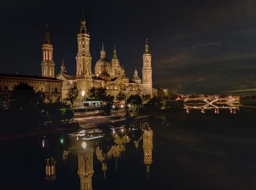 GLHUIOZ 1000 Teile Puzzle für Erwachsene und Kinder ab 6 Jahren Spanien Flüsse Saragossa 75x50cm GLHUIOZ 1000 Teile Puzzle für Erwachsene und Kinder ab 6 Jahren Spanien Flüsse Saragossa 75x50cm von GLHUIOZ