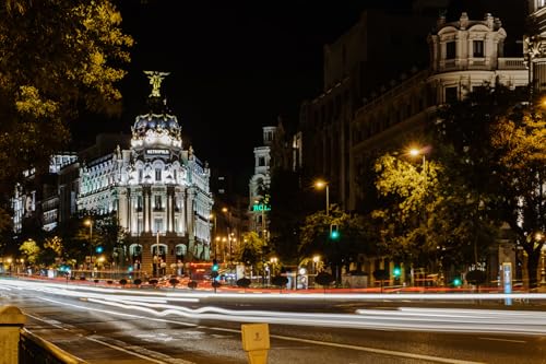 GLHUIOZ 1000 Teile Puzzle für Erwachsene und Kinder ab 6 Jahren Spanien Madrid 75x50cm von GLHUIOZ