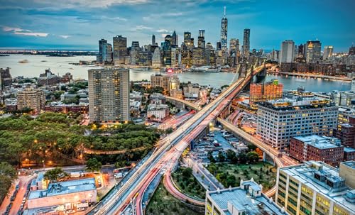 GLHUIOZ 1000 Teile Puzzle für Erwachsene und Kinder ab 6 Jahren Straßen Brücken 75x50cm GLHUIOZ 1000 Teile Puzzle für Erwachsene und Kinder ab 6 Jahren Straßen Brücken 75x50cm von GLHUIOZ