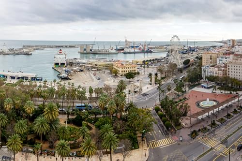 GLHUIOZ 1500 Teile Holzpuzzle DIY Scenery Abstract Moderne Wohnkultur Wandkunst Intelligenz Spiel Einzigartiges Geschenk Spanien Marinas Málaga 87x57cm von GLHUIOZ