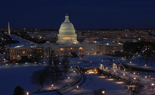 GLHUIOZ 1500 Teile Puzzle für Erwachsene und Kinder ab 6 Jahren USA Columbia Capitol Washington 87x57cm von GLHUIOZ