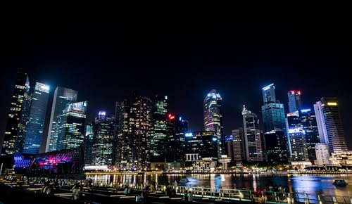 GLHUIOZ 500 Teile, Premium Quality, für Erwachsene und Kinder ab 6 Jahren Puzzle Singapur 52x38cm von GLHUIOZ