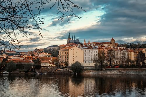 GLHUIOZ 500 Teile, Puzzle für Erwachsene Küste Prag 52x38cm von GLHUIOZ
