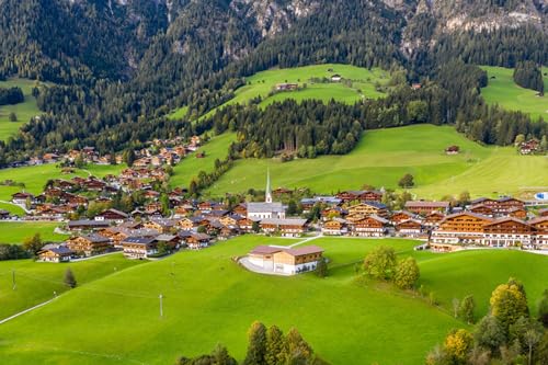 GLHUIOZ 500 Teile-Legespiel, Geschicklichkeitsspiel für die ganze Familie, Erwachsenenpuzzle ab 6 Jahren, Puzzle Erwachsene Austria Alpbach 52x38cm GLHUIOZ 500 Teile-Legespiel, Geschicklichkeitsspiel für die ganze Familie, Erwachsenenpuzzle ab 6 Jahren, Puzzle Erwachsene Austria Alpbach 52x38cm von GLHUIOZ