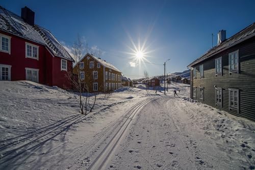 GLHUIOZ 500 Teile Puzzle für Erwachsene und Kinder ab 6 Jahren Norwegen Sulitjelma 52x38cm von GLHUIOZ