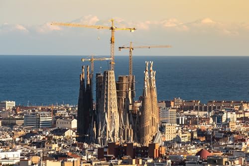 GLHUIOZ Puzzle 1000 Teile, Geschicklichkeitsspiel für die ganze Familie, farbenfrohes Legespiel, Erwachsenenpuzzle ab 9 Jahren Spanien Kirche Sagrada Familia Barcelona 75x50cm GLHUIOZ Puzzle 1000 Teile, Geschicklichkeitsspiel für die ganze Familie, farbenfrohes Legespiel, Erwachsenenpuzzle ab 9 Jahren Spanien Kirche Sagrada Familia Barcelona 75x50cm von GLHUIOZ