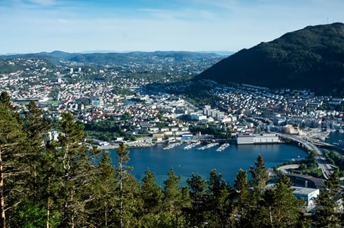 GLHUIOZ Puzzle 1000 Teile, Premium Quality, für Erwachsene und Kinder ab 6 Jahren 1000pcs, Norwegen Marinas Brücken Bergen 75x50cm von GLHUIOZ