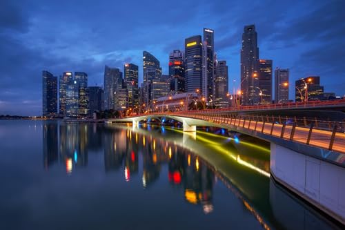 GLHUIOZ Puzzle 1000 Teile, Premium Quality, für Erwachsene und Kinder ab 6 Jahren 1000pcs, Singapur 75x50cm GLHUIOZ Puzzle 1000 Teile, Premium Quality, für Erwachsene und Kinder ab 6 Jahren 1000pcs, Singapur 75x50cm von GLHUIOZ