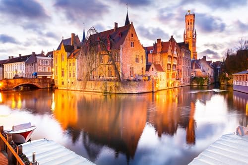 GLHUIOZ Puzzle 1000 Teile, Premium Quality, für Erwachsene und Kinder ab 6 Jahren Puzzle. Belgien Brügge 75x50cm GLHUIOZ Puzzle 1000 Teile, Premium Quality, für Erwachsene und Kinder ab 6 Jahren Puzzle. Belgien Brügge 75x50cm von GLHUIOZ