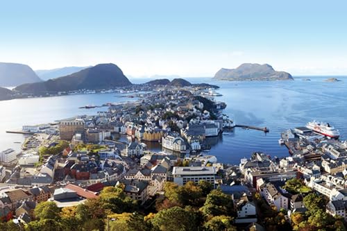 GLHUIOZ Puzzle 1000 Teile,Erwachsene Puzzle Kindlich,EIN Muss für Heimspiele, Jachthäfen an der norwegischen Küste 75x50cm von GLHUIOZ