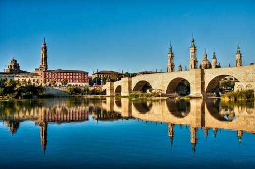 GLHUIOZ Puzzle 1000 Teile,Puzzle für Erwachsene, Impossible Puzzle,Puzzle farbenfrohes Legespiel,Geschicklichkeitsspiel für die ganze Familie, Spanien Flüsse Brücken Zaragoza 75x50cm GLHUIOZ Puzzle 1000 Teile,Puzzle für Erwachsene, Impossible Puzzle,Puzzle farbenfrohes Legespiel,Geschicklichkeitsspiel für die ganze Familie, Spanien Flüsse Brücken Zaragoza 75x50cm von GLHUIOZ