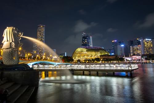 GLHUIOZ Puzzle 1000 Teile,Puzzle für Erwachsene, Impossible Puzzle,Puzzle farbenfrohes Legespiel,uzzle farbenfrohes Legespiel,Erwachsenenpuzzle Singapur Parks Marinas Skulpturen Merlion 75x50cm GLHUIOZ Puzzle 1000 Teile,Puzzle für Erwachsene, Impossible Puzzle,Puzzle farbenfrohes Legespiel,uzzle farbenfrohes Legespiel,Erwachsenenpuzzle Singapur Parks Marinas Skulpturen Merlion 75x50cm von GLHUIOZ